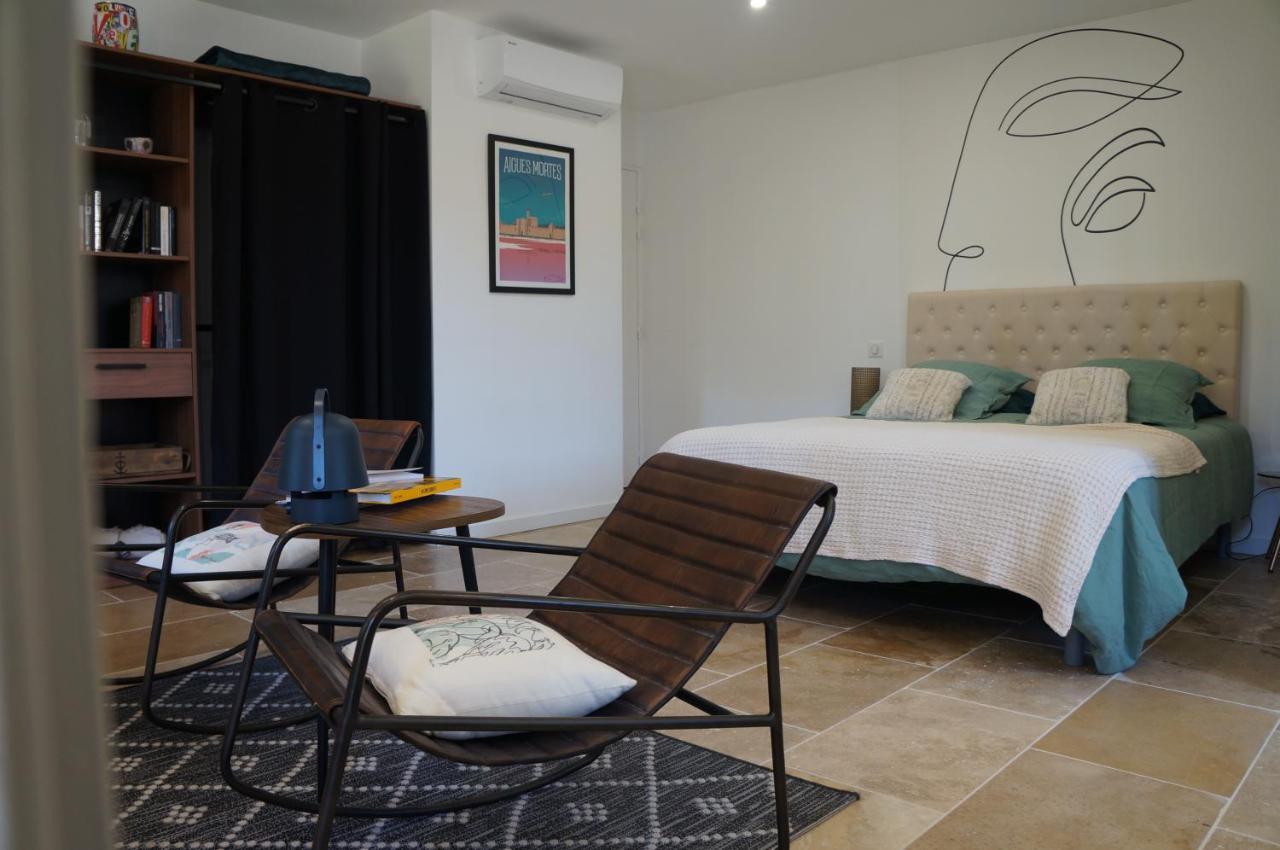 La Suite Du Mas Lauseta - Clim Et Park Aigues-Mortes Exterior photo